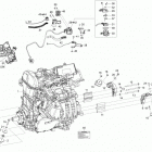 SKANDIC - 4-STROKE - WT-SWT Двигатель и крепление