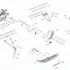 MXZ - 2-STROKE - 850 E-TEC 07- front suspension and ski - all models