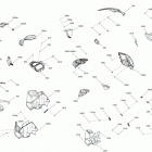 MXZ - 2-STROKE - 600 CARB_600HO E-TEC_800R E-TEC 09- hood - package blizzard, tnt