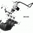 MXZ - 4-STROKE Воздушный впускного коллектора и корпуса дроссельной зас...