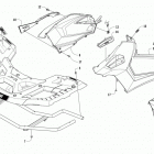 ALTERRA TRV 700 XT EPS GREEN Front rack and side panel assemblies