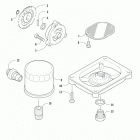 ATV 700 MUD PRO LTD  Green (US), Green Intl (OS) Oil filter  /  pump assembly