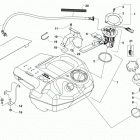 ATV ALTERRA 700 XT EPS CAMO Топливный бак