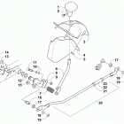 TRV 700 T3S RED Рычаг переключения