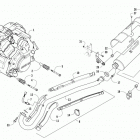 ALTERRA TRV 550 XT EPS BLACK Двигатель и глушитель