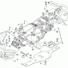 ATV 700 MUD PRO LTD EPS BLACK Рама ,баипера и защита