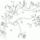 ATV 1000 XT EPS WHITE Гидравлический тормозной механизм