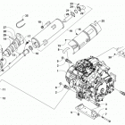 ATV ALTERRA 700 XT EPS CAMO Двигатель и глушитель