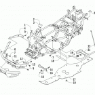 ATV 500 GREEN Рама ,баипера и защита