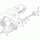 ALTERRA TRV 550 XT EPS BLACK Трансмиссия