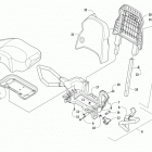 ALTERRA TRV 700 XT EPS GREEN Пассажирское сидение