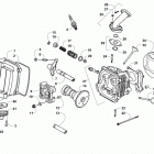 ATV 90 2X4 DVX  White (US) Головка цилиндров