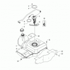 ALTERRA TRV 700 XT EPS GREEN Топливный бак