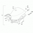 ATV 500 GREEN Сидение