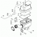ATV 90 2X4 DVX  White (US) Воздухозаборник