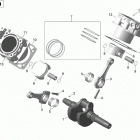Outlander - Outlander MAX 650-850-1000 Коленвал,поршень и цилиндр
