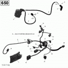 Outlander - Outlander MAX 650-850-1000 Жгут проводов и электрический блок