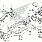 TRX500FA7 Переднее крыло