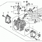 TRX500FA7 Корпус Дросселя