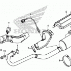 TRX500FA7 Глушитель