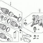 TRX500FA7 Front knuckle@front drive shaft