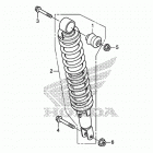 TRX420FA2 Задние амортизаторы