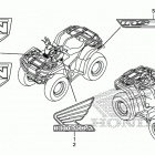 TRX500FA7 Наклейки
