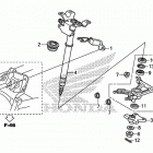 TRX500FA5 Рулевой вал
