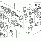 TRX680FA Привод колес задний
