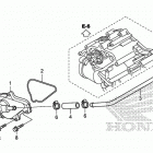TRX500FA7 Крышка водяной помпы
