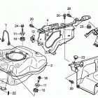TRX420FA2 Топливный бак