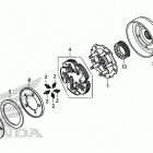 TRX500FA7 Сцепление