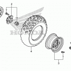TRX680FA Переднее колесо