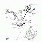Brute Force 300 (KVF300-CHF) Фара