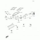 Brute Force 300 (KVF300-CHF) Глушитель