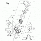 Brute Force 750 4x4i EPS (KVF750-GHF) Воздухозаборник