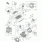 Brute Force 750 4x4i EPS (KVF750-GHF) Головка цилиндров