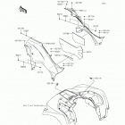 Brute Force 750 4x4i EPS (KVF750-GHF) Боковые обтекатели