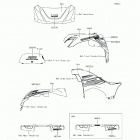 Brute Force 750 4x4i EPS (KVF750-GHF) Decals(red)(ghf)