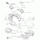 Brute Force 750 4x4i EPS (KVF750-JHF) Лейбл предостережения