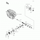 Brute Force 750 4x4i EPS (KVF750-GHF) Передняя коническая зубчатая передача
