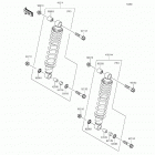 Brute Force 750 4x4i EPS (KVF750-JHF) Амортизатор