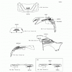 Brute Force 750 4x4i EPS (KVF750-GHF) Decals(black)(ghf)