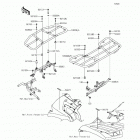 Brute Force 750 4x4i EPS (KVF750-GHF) Багажник-кузов