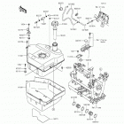 Brute Force 750 4x4i EPS (KVF750-JHF) Топливный бак