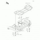 Brute Force 750 4x4i EPS (KVF750-GHF) Заднее крыло