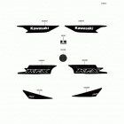 KFX50 (KSF50-BHF) Decals(bhf)