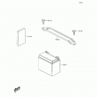 Brute Force 300 (KVF300-CHF) Аккумулятор
