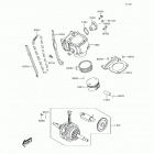 Brute Force 300 (KVF300-CHF) Цилиндр(ы) /  поршень