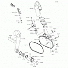 Brute Force 750 4x4i EPS (KVF750-GHF) Крышка вариатора